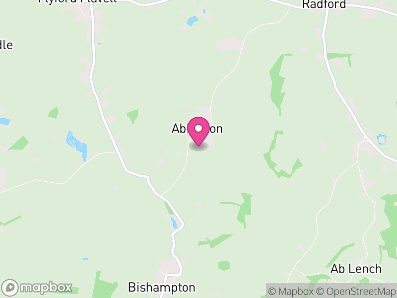 Map of Abberton, Wychavon