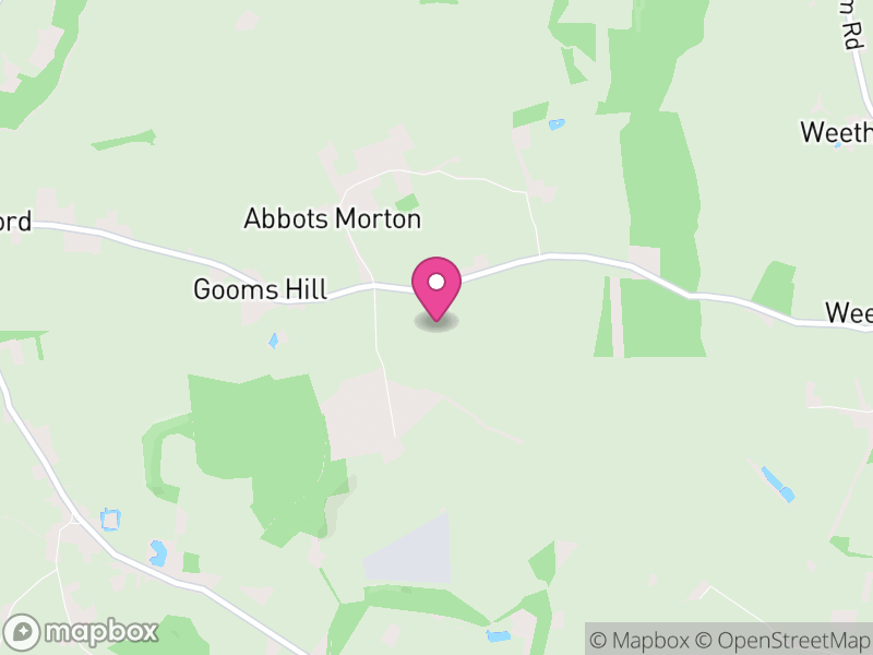 Map of Abbots Morton, Wychavon