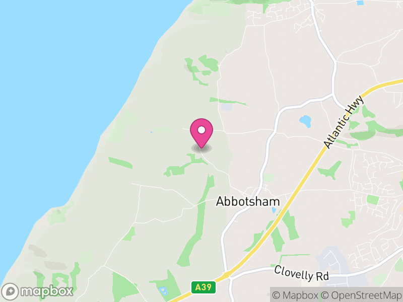 Map of Abbotsham, Torridge