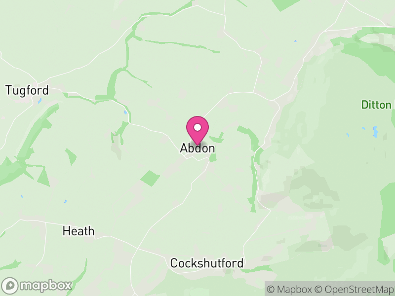 Map of Abdon and Heath, England