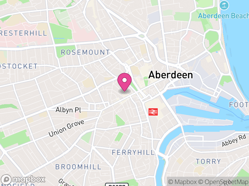 Map of Aberdeen City Centre, Aberdeen