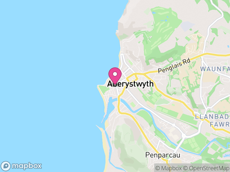 Map of Aberystwyth, Ceredigion