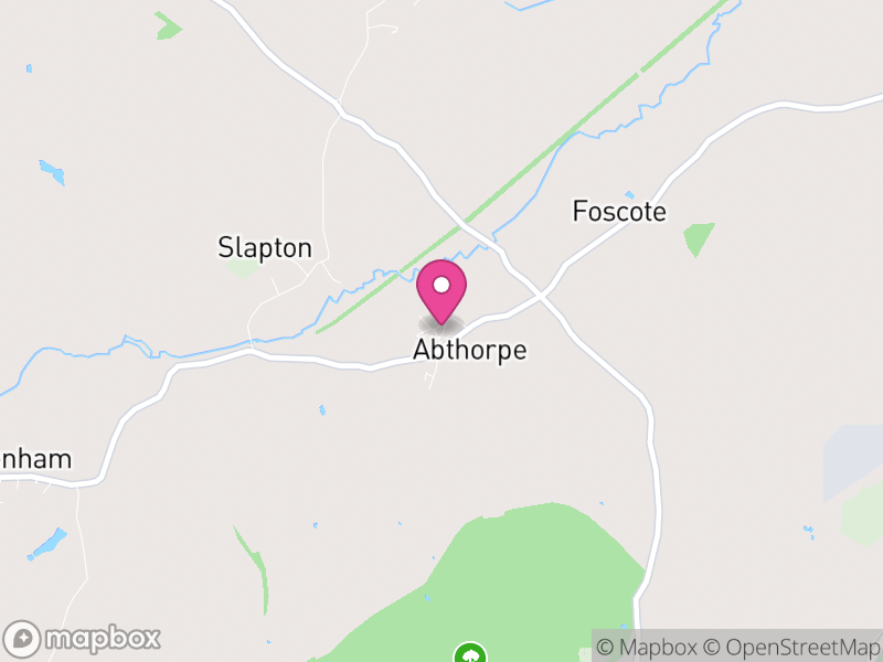 Map of Abthorpe, West Northamptonshire