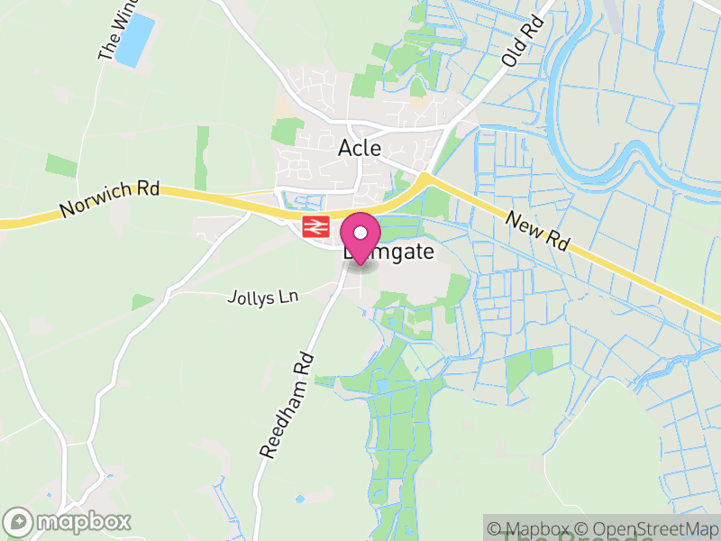 Map of Acle, Broadland