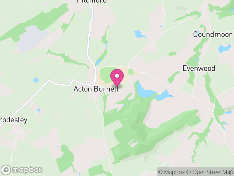 Map of Acton Burnell, England
