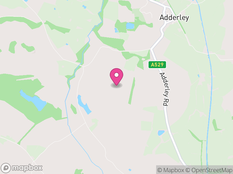 Map of Adderley, England