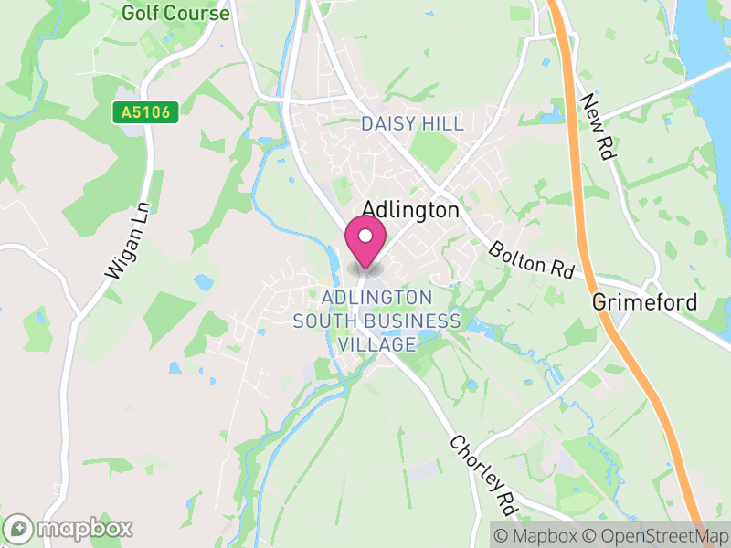 Map of Adlington, Cheshire East