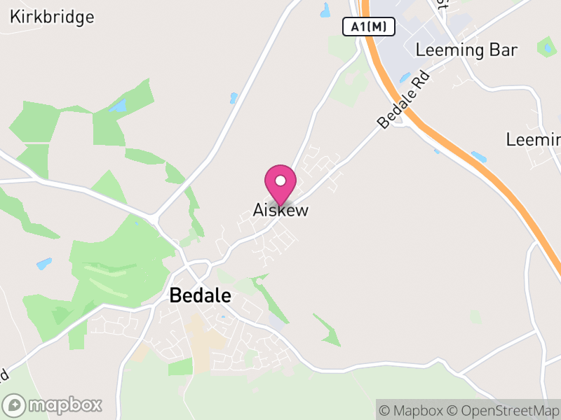 Map of Aiskew, North Yorkshire