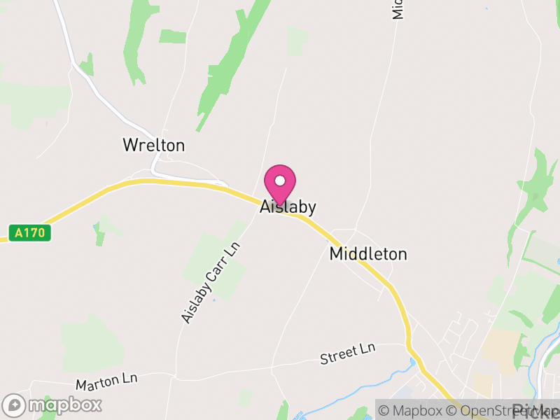 Map of Aislaby, North Yorkshire