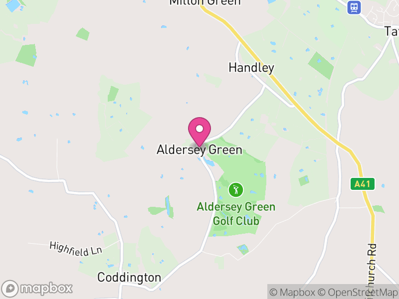Map of Aldersey, Cheshire West and Chester