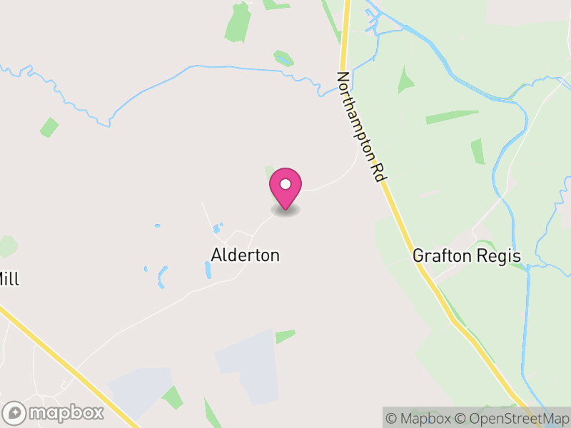 Map of Alderton, West Northamptonshire