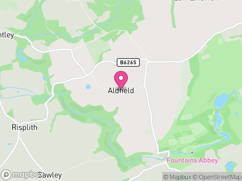 Map of Aldfield, North Yorkshire