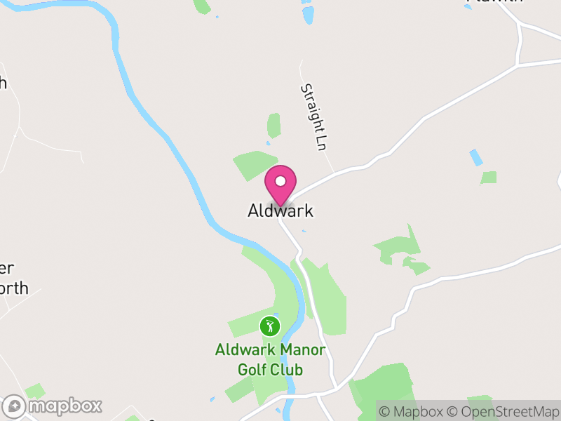 Map of Aldwark, North Yorkshire