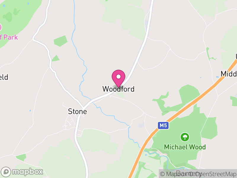 Map of Alkington, Stroud