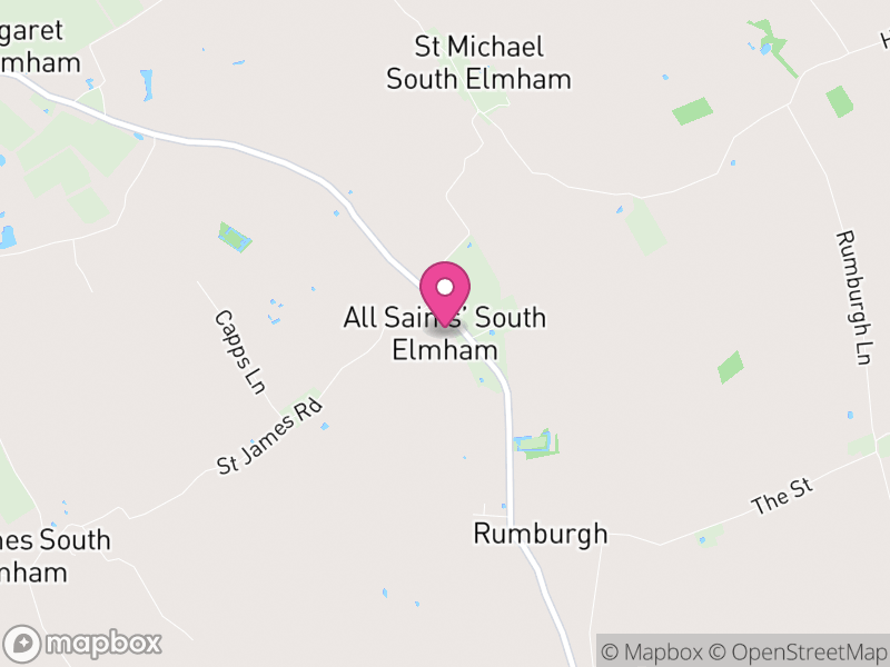 Map of All Saints and St Nicholas, South Elmham