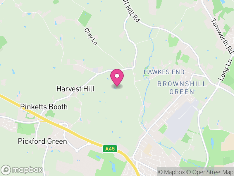 Map of Allesley, Coventry