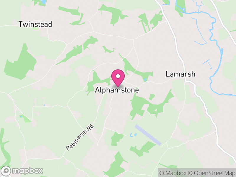 Map of Alphamstone, Braintree