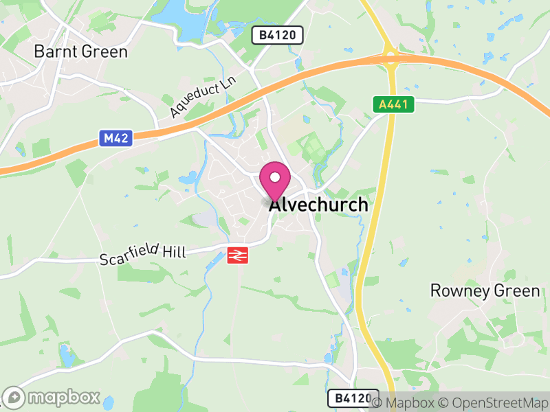 Map of Alvechurch