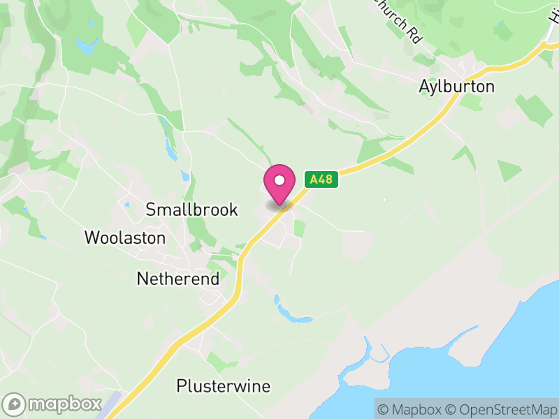 Map of Alvington, Forest of Dean