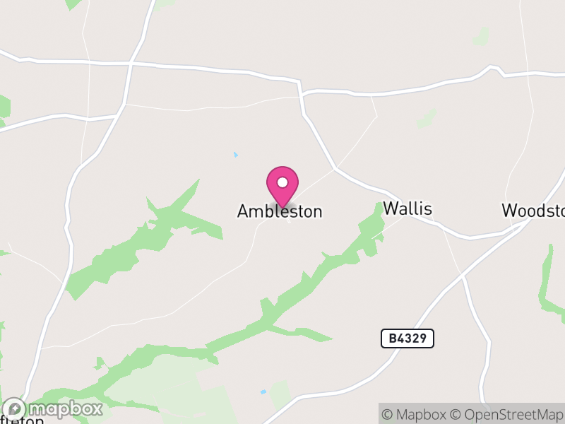 Map of Ambleston, Pembrokeshire