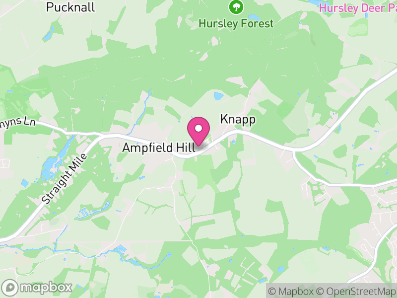 Map of Ampfield, Test Valley