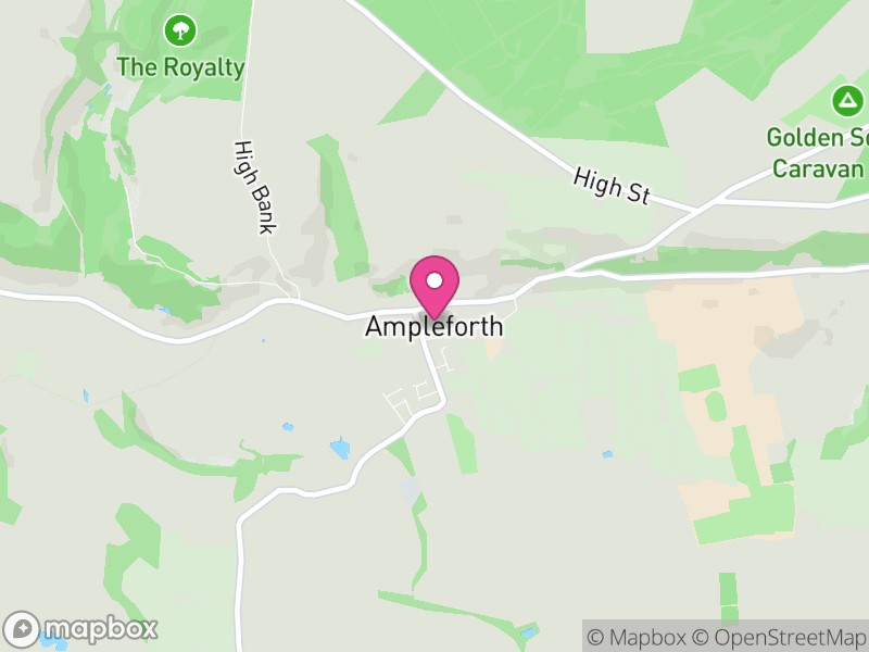 Map of Ampleforth, North Yorkshire