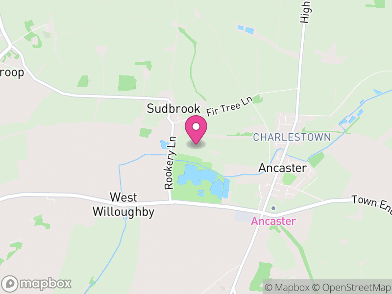 Map of Ancaster, South Kesteven