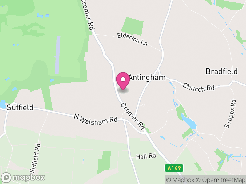 Map of Antingham, North Norfolk