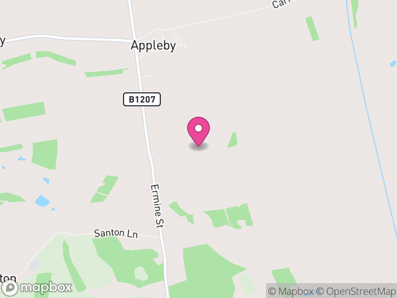 Map of Appleby, North Lincolnshire