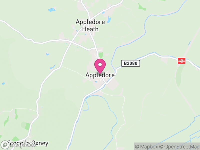 Map of Appledore, Ashford