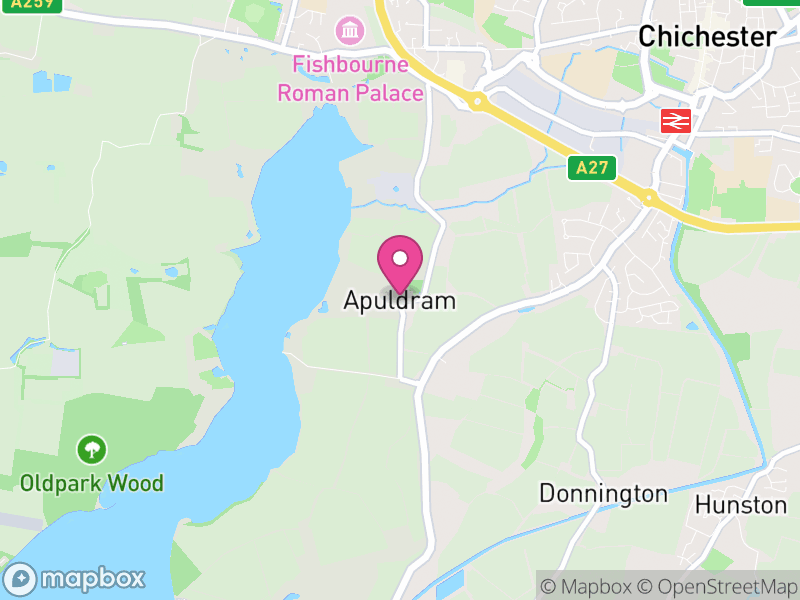 Map of Appledram, Chichester