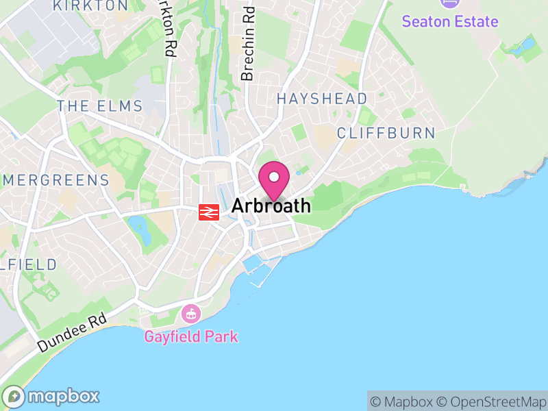 Map of Arbroath