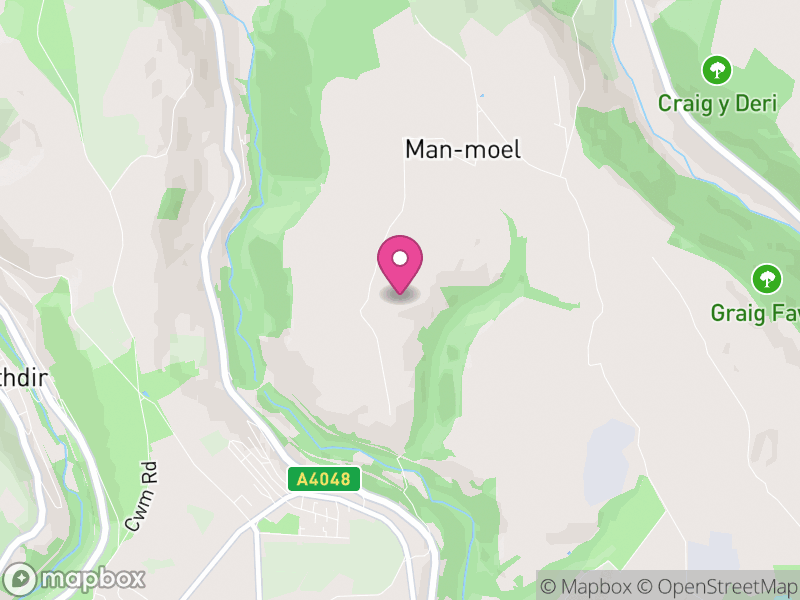 Map of Argoed, Caerphilly