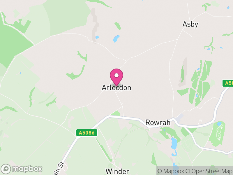 Map of Arlecdon and Frizington, Cumberland