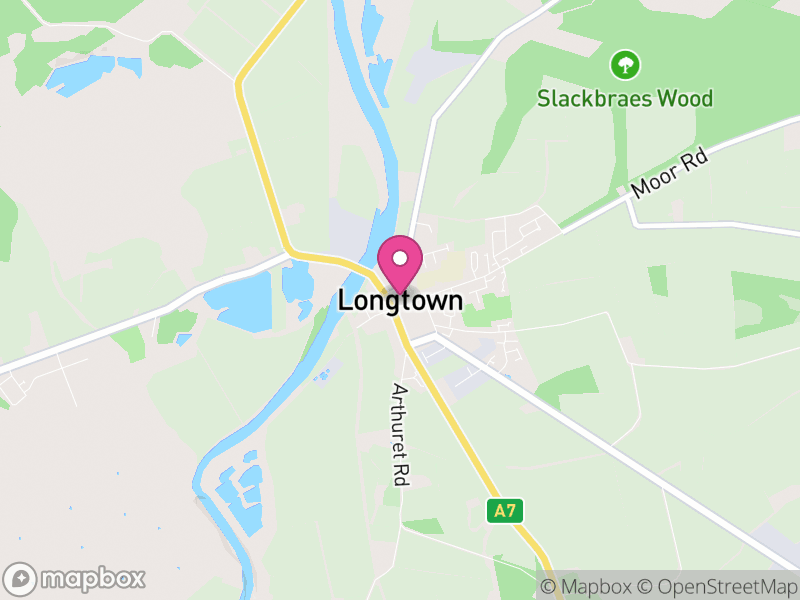 Map of Arthuret, Cumberland