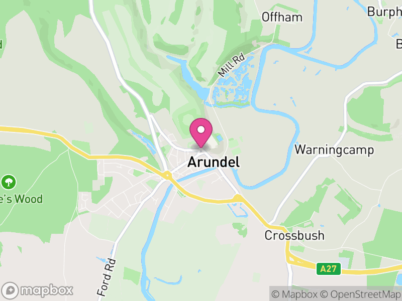 Map of Arundel, Arun