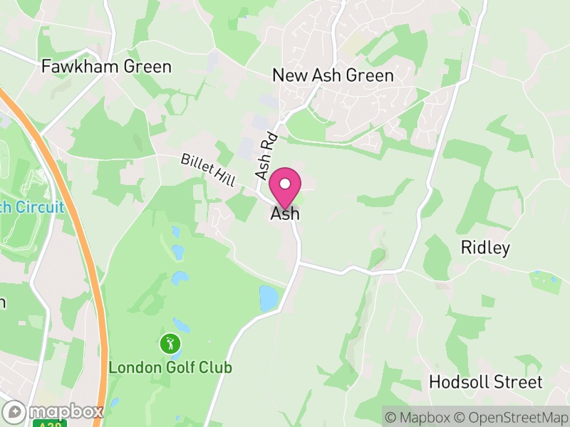 Map of Ash-cum-Ridley, Sevenoaks