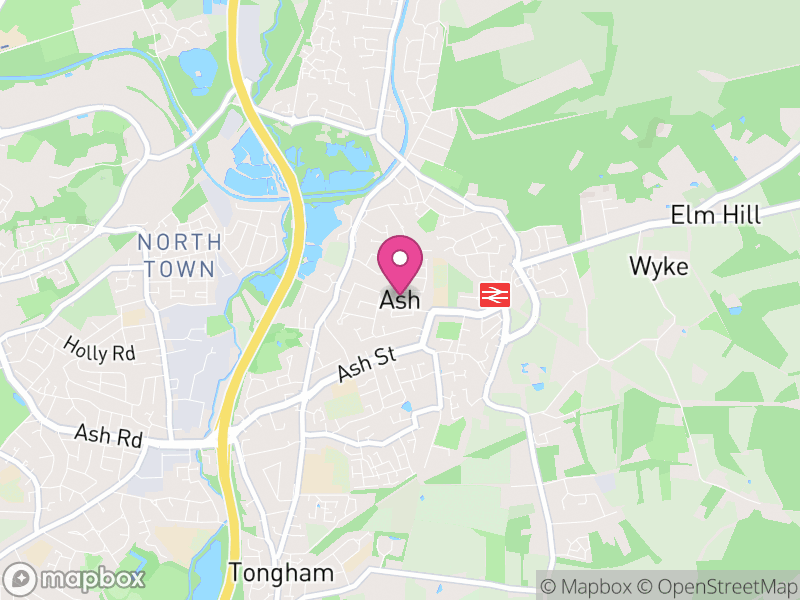 Map of Ash, Guildford