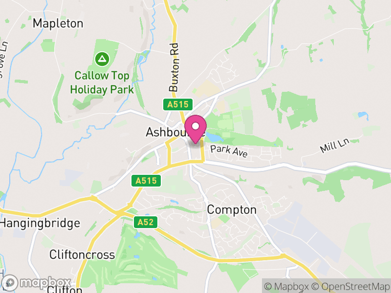 Map of Ashbourne