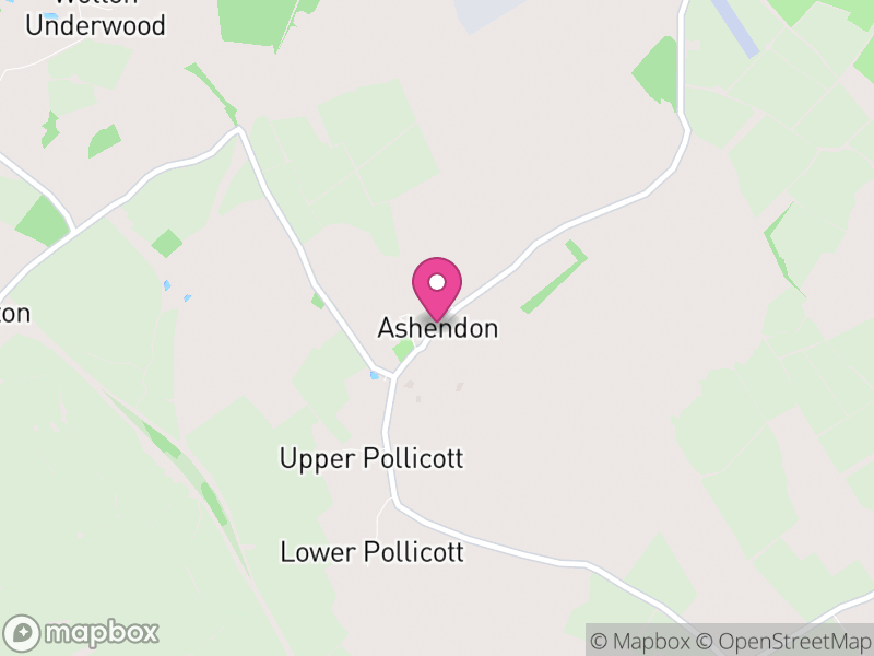 Map of Ashendon, Buckinghamshire