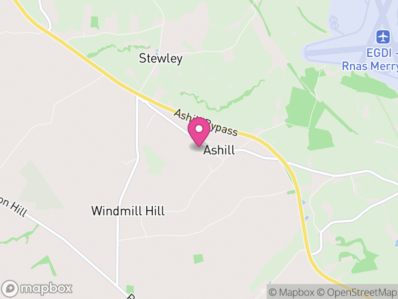 Map of Ashill, Somerset