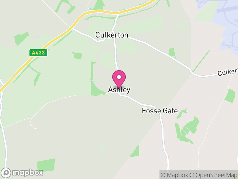 Map of Ashley, Cotswold