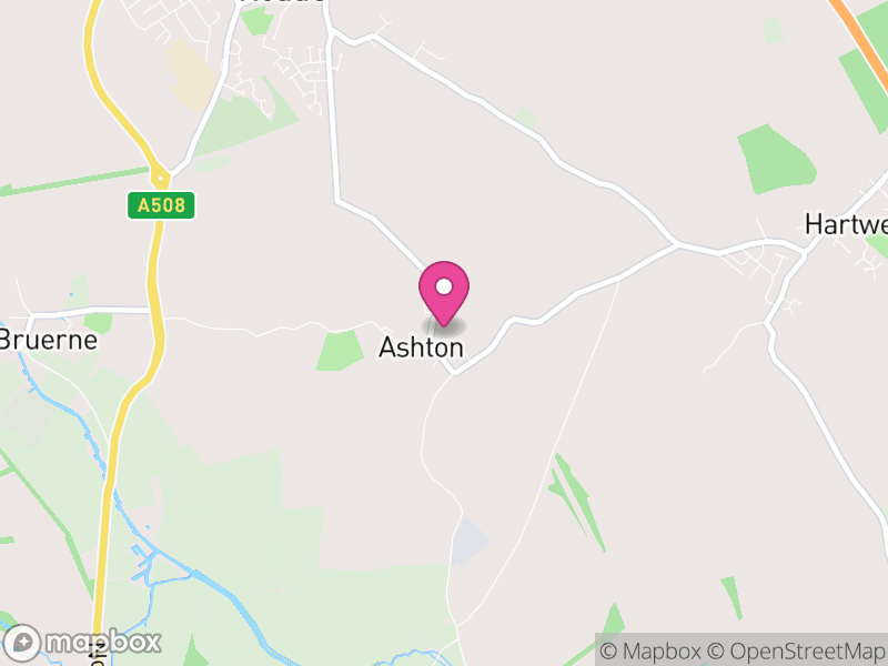 Map of Ashton, West Northamptonshire
