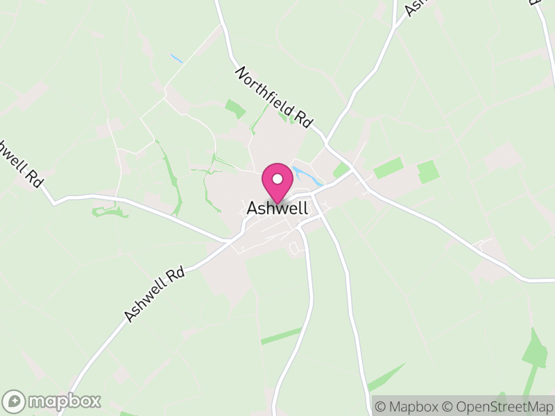 Map of Ashwell, North Hertfordshire