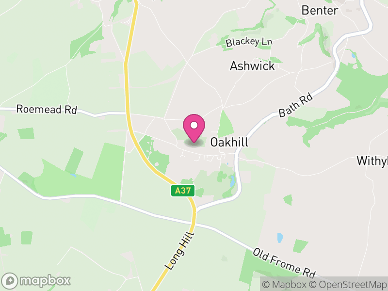 Map of Ashwick, Somerset