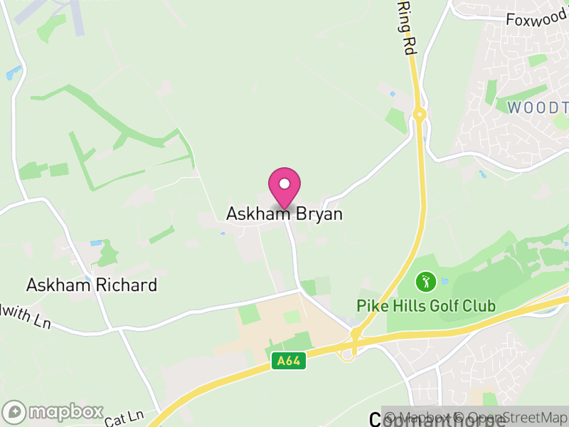 Map of Askham Bryan, York