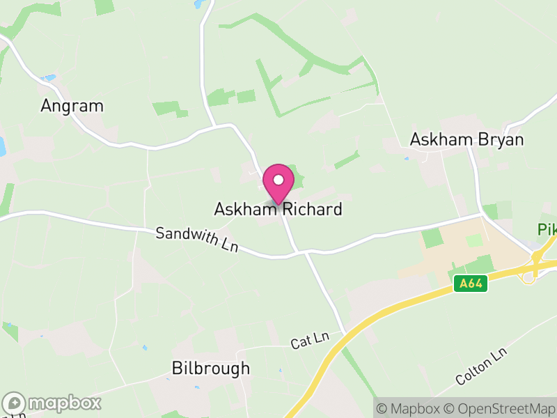 Map of Askham Richard, York