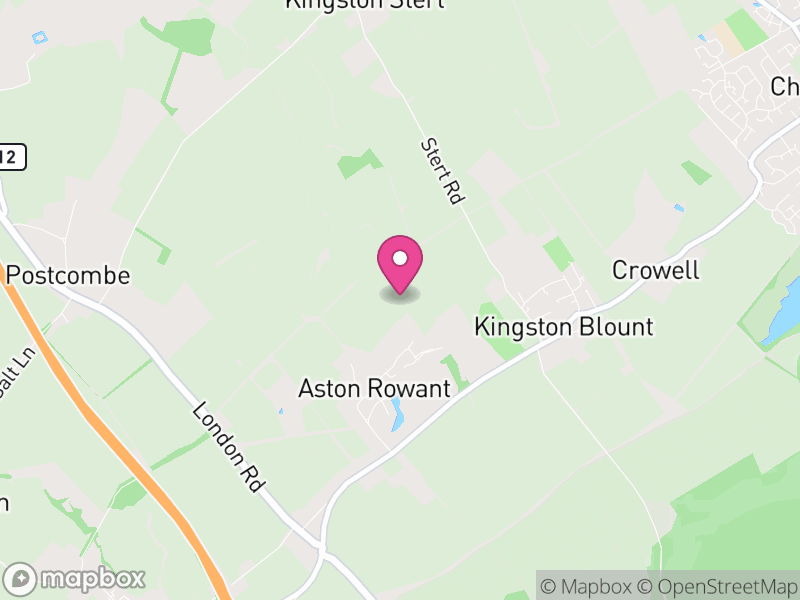 Map of Aston Rowant, South Oxfordshire