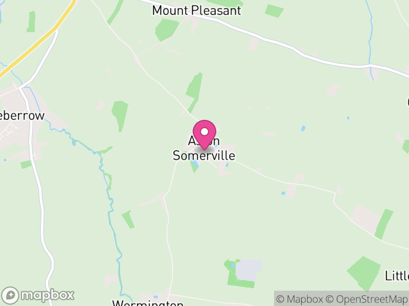 Map of Aston Somerville, Wychavon