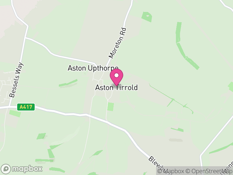 Map of Aston Tirrold, South Oxfordshire